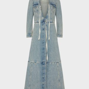 Denim Maxi Coat