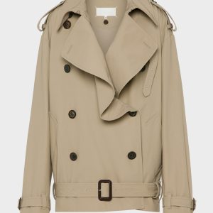 Folded Collar Cotton Caban