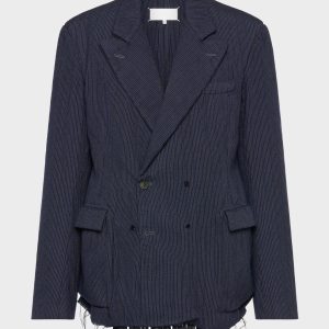 Wool Pinstripe Jacket