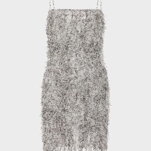 Dipped Dots Slip Dress