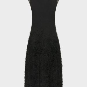 Retrograde silk knit dress