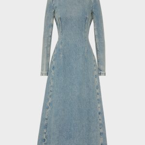 Denim Midi Dress