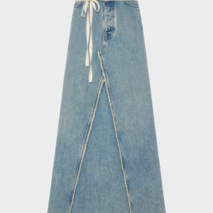 Denim Maxi Skirt