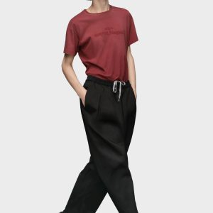 Men's Black Cotton Trousers