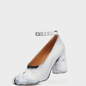 Tabi Bianchetto Heels Black