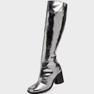 Tabi Broken Mirror Boots 8 cm Heel