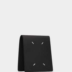 Black Leather Cardholder Wallet