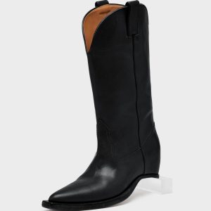 HEEL-LESS WESTERN HIGH BOOTS H45