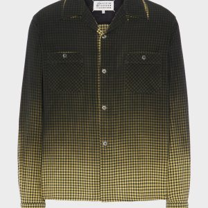 Gradient check shirt