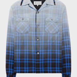 Gradient check shirt