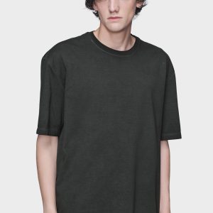 Men's Gray Cotton Oversized T-Shirt