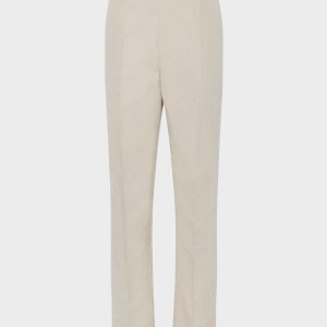 Creased Cotton silk trousers