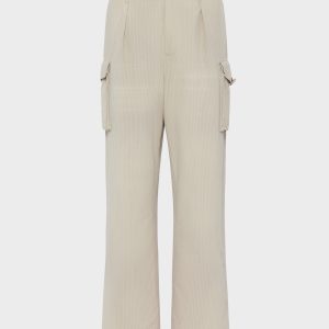 Cotton-blend cargo trousers