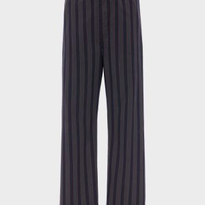 Striped pyjama cotton trousers