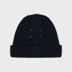 Men's Blue Cashmere Beanie