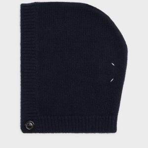 Wool knit hood