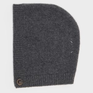 Wool knit hood