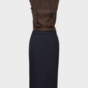 Women's Blue Sleeveless Dress