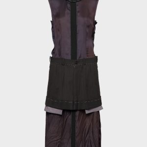 Women's Blue Decortiqu?? Midi Dress