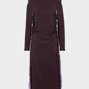 Women's Red Midi Dress