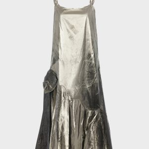 Foiled Midi Dress