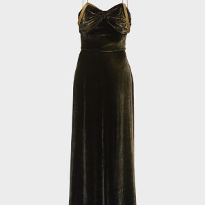 Silk maxi dress