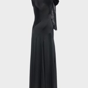 Bias-cut Evening Gown