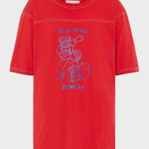 Cotton varsity T-shirt