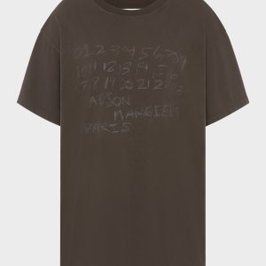 Numerical cotton T-shirt