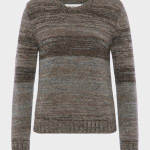 Virgin-wool crewneck knit