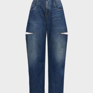 CUT  OUT OF WINDOW JEANS