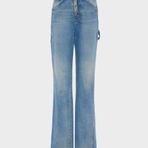 Straight-leg jeans