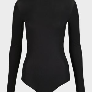 Women's Black Technical Jersey Bodysuit