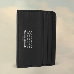 Black Leather Card Wallet