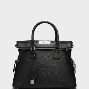 5Ac Medium Black Handbag