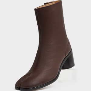 Men's Camel Tabi Ankle Boots