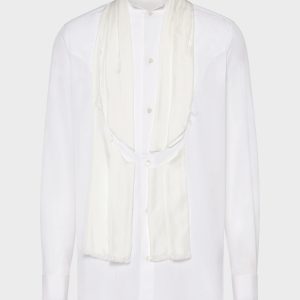 Scarf Tailored Shirt