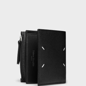 Leather Wallet with Coin Pocket