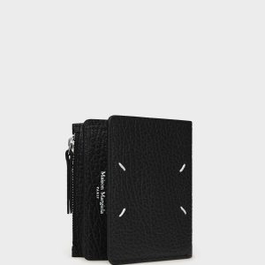 Black Leather Money Wallet