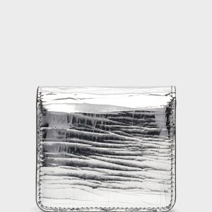 Chained Leather Wallet - Mirror