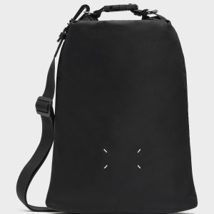 Black High Tech Roll Up Backpack