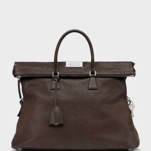 Brown Calf Leather 5AC Crossbody Bag Loved To Death XL