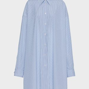 Pinstripe Shirt - Cotton Poplin