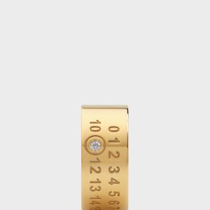 LAB-GROWN DIAMOND NUMBERS RING 10 mm