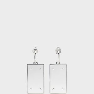 FOUR STITCHES MINI HOOPS EARRINGS (2)